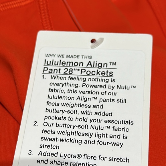 Lululemon | size 4 | align pant 28” pockets - Picture 7 of 10
